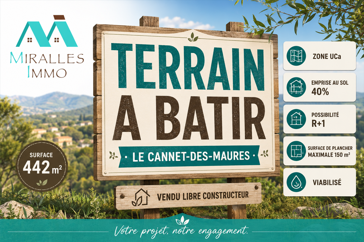 Terrain - Le Cannet-des-Maures